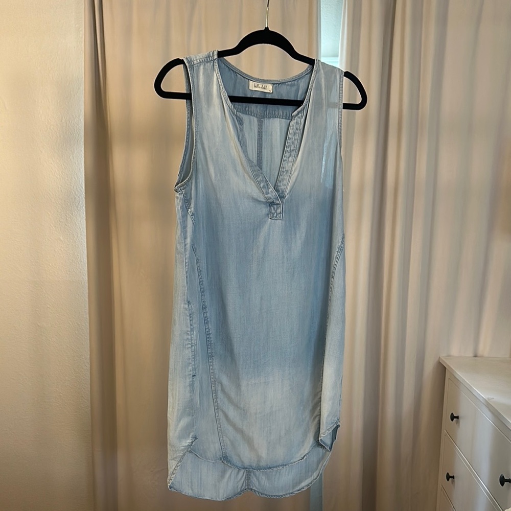 Light Blue Sleeveless Mini Dress